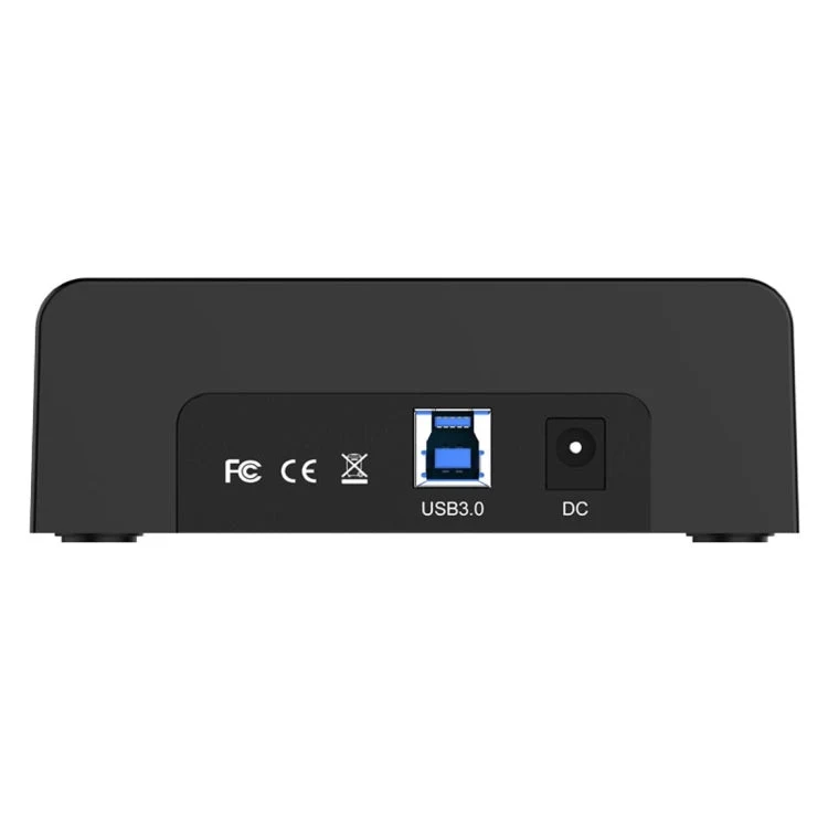 Skanto Skanto | ORICO 6518US3 USB 3.0 Type-B 2.5 / 3.5 Zoll Werkzeuglose HDD-Dockingstation Externes Speichergehäuse Festplattenbox (Schwarz)