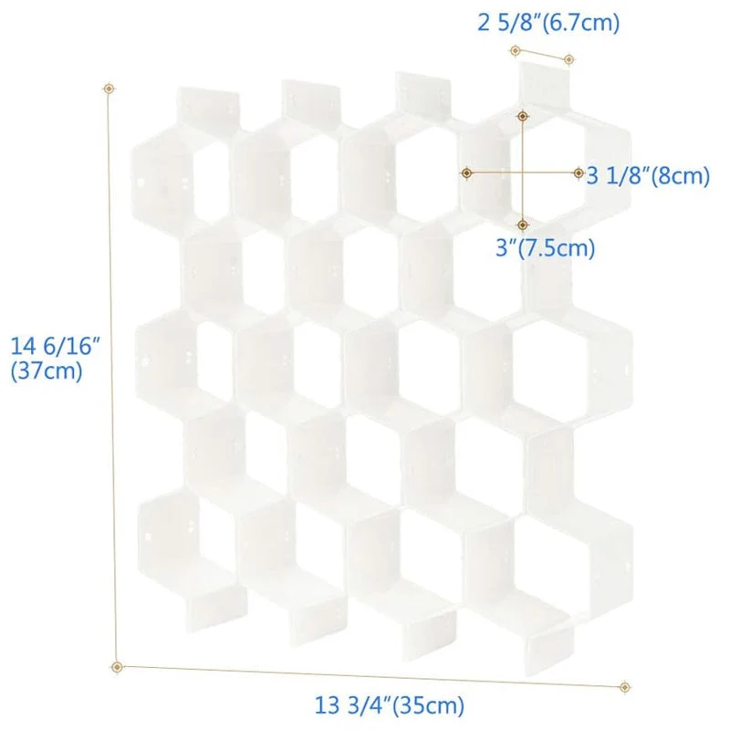HiveSort™ | Modularer Waben-Schubladenorganizer