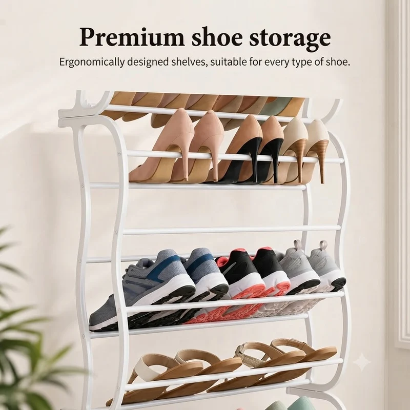 DoorShelf™ | Schuhregal zum Einhängen für Türen (Bis zu 36 Paar Schuhe)