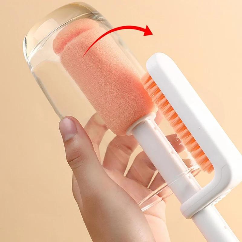 TwinClean™ | 3-in-1 Flaschenbürste mit Strohhalmbürste