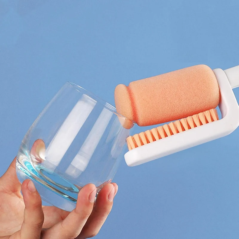 TwinClean™ | 3-in-1 Flaschenbürste mit Strohhalmbürste