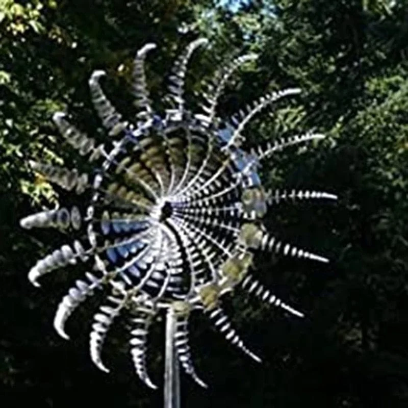 Skanto | Einzigartiges und magisches Metall-Windrad | Magische kinetische Metallskulptur