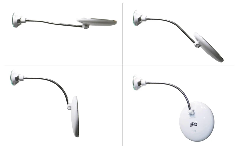 Skanto | FlexibleMirror – LED Vergrößerungsspiegel mit Schwanenhals