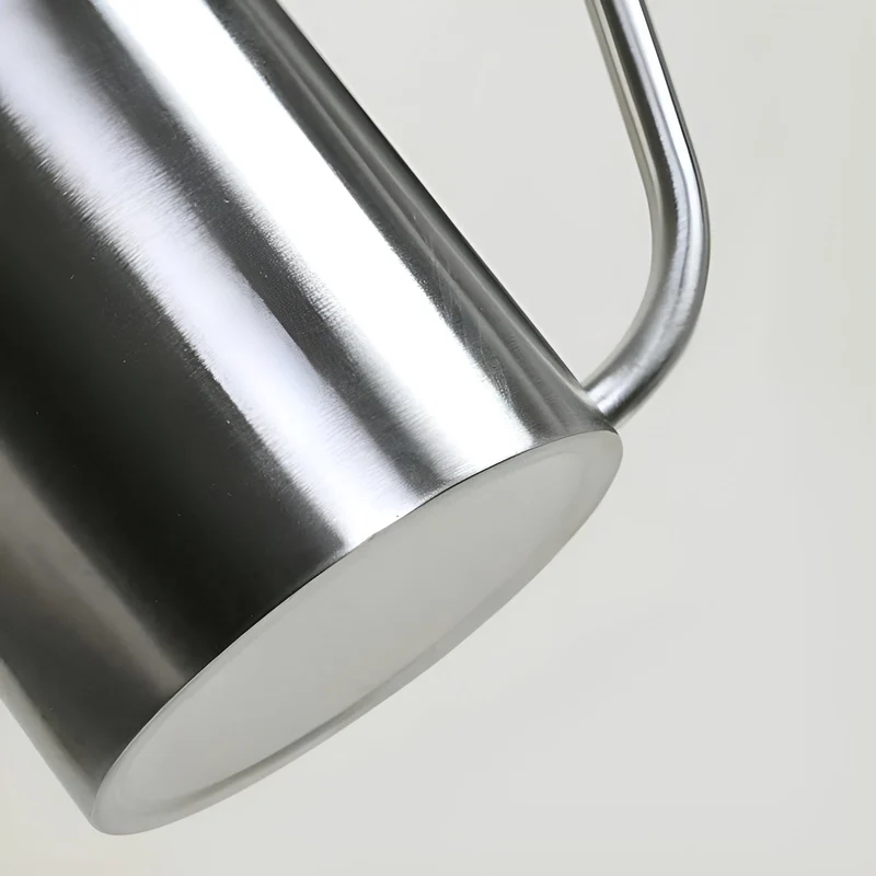 Skanto | Edelstahl Gießkanne - 1,5L Lange Gießkanne für Pflanzen und Blumen
