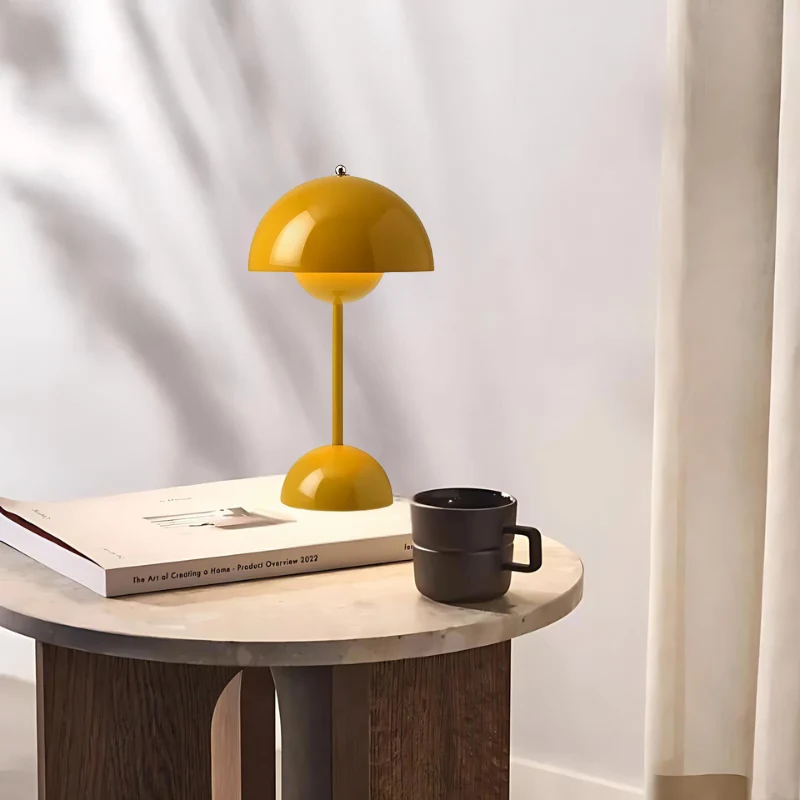 Skanto | Moderne Pilz-Design Tischlampe mit Touch-Steuerung