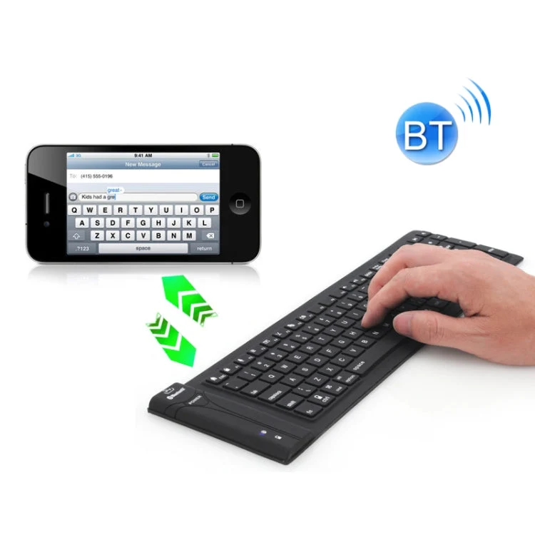 Skanto | JA-11 108-Tasten faltbare Silikon-Bluetooth-Tastatur