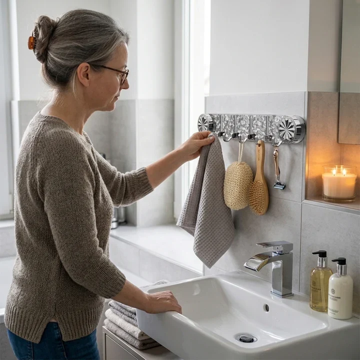 FoldHook™ | Selbstklebende Klapp-Hakenleiste