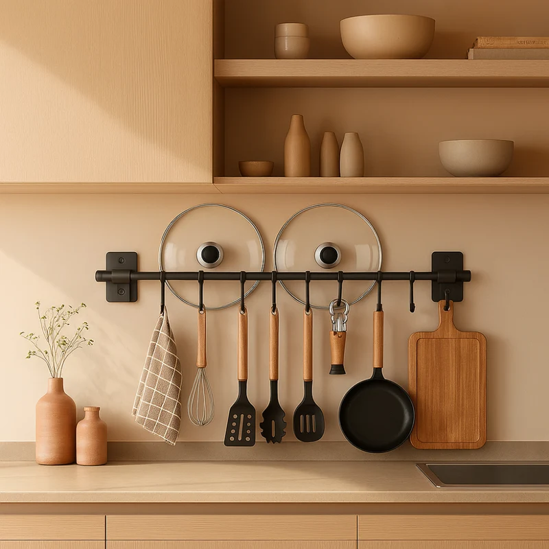 KitchenRail™ | Wandreling für Küchenutensilien