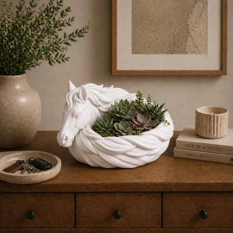 EquiGrace™ | Dekorative Pferde-Schale für Schlüssel & Schmuck