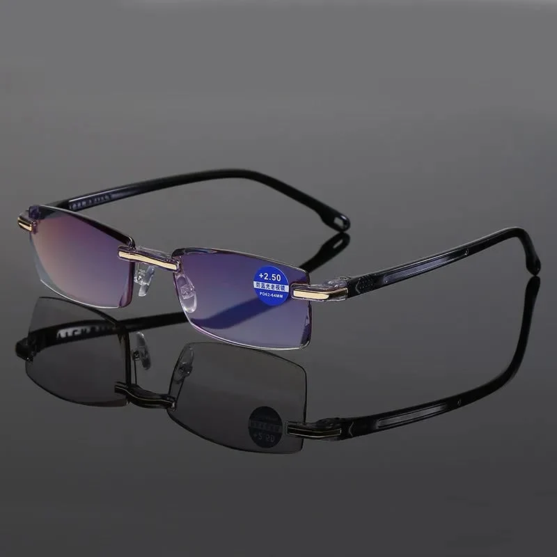 Skanto | Lesebrille mit hoher Härte, Anti-Blau, progressiver Fern- und Nahbereich, Dual-Use