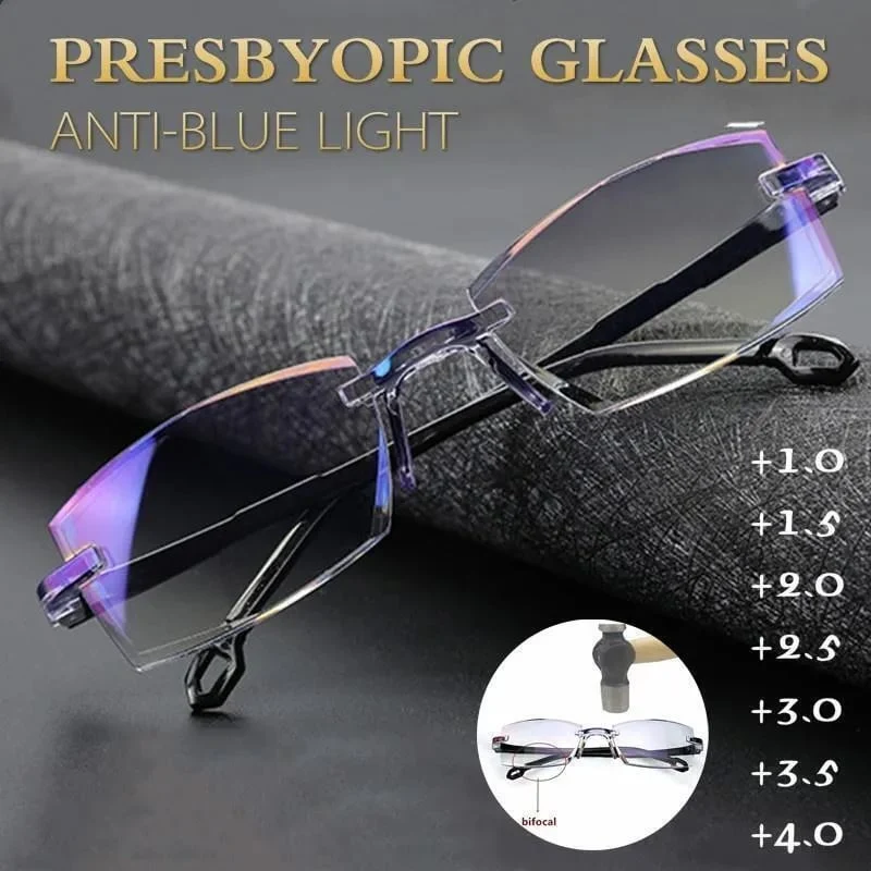 Skanto | Lesebrille mit hoher Härte, Anti-Blau, progressiver Fern- und Nahbereich, Dual-Use
