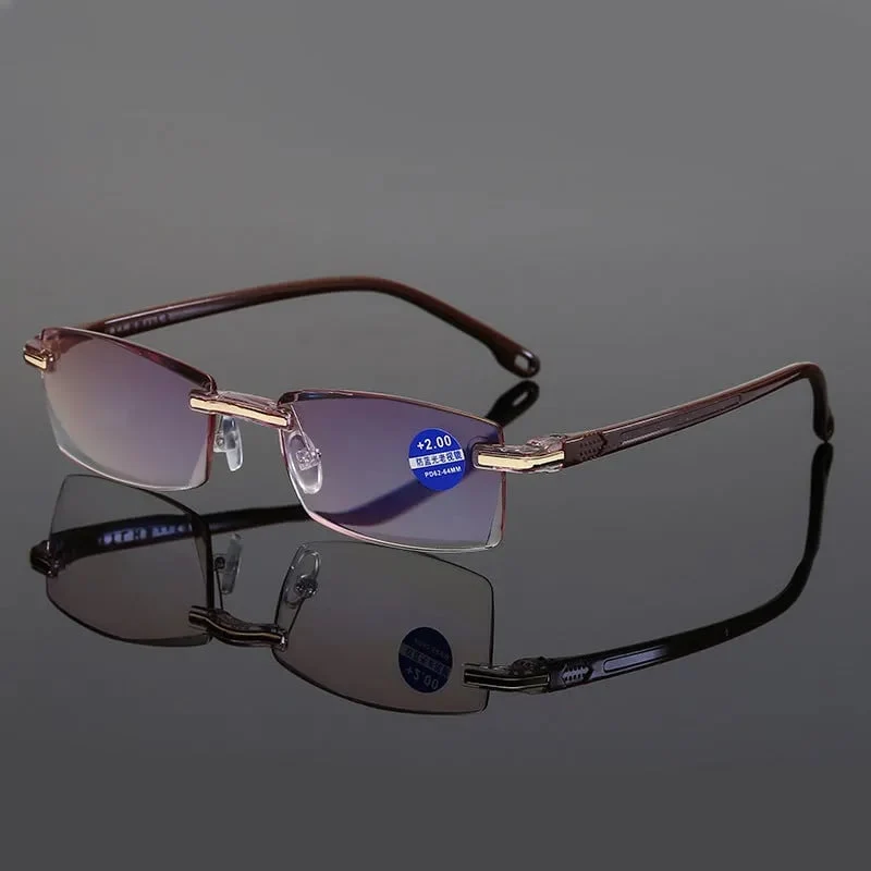 Skanto | Lesebrille mit hoher Härte, Anti-Blau, progressiver Fern- und Nahbereich, Dual-Use
