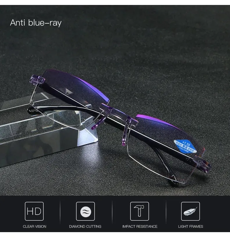 Skanto | Lesebrille mit hoher Härte, Anti-Blau, progressiver Fern- und Nahbereich, Dual-Use