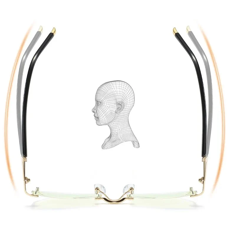 Skanto | Lesebrille mit hoher Härte, Anti-Blau, progressiver Fern- und Nahbereich, Dual-Use