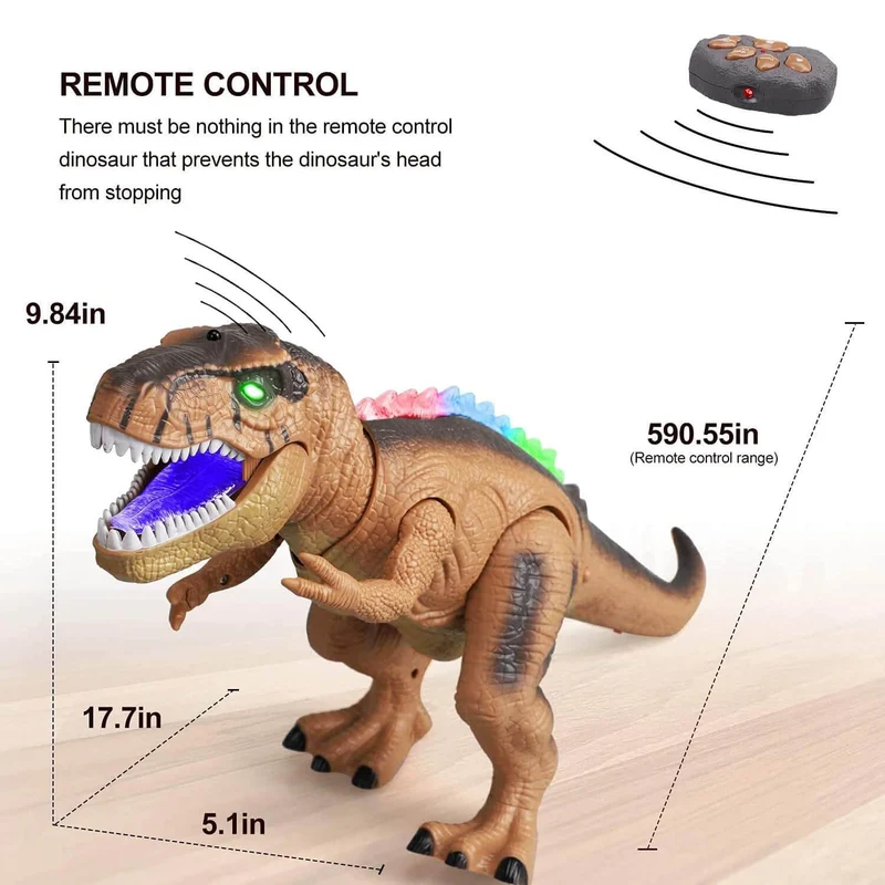 Skanto | Ferngesteuerter T-Rex Dinosaurier mit LED-Beleuchtung