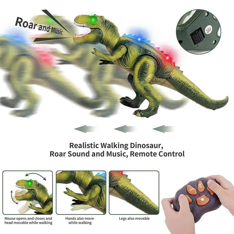 Skanto | Ferngesteuerter T-Rex Dinosaurier mit LED-Beleuchtung