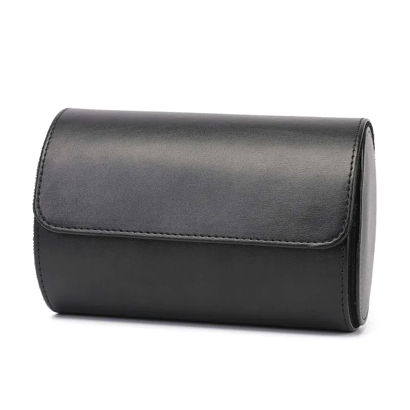 Skanto | Vintage Leder Uhrenbox mit 3 Fächern für Herren auf Reisen