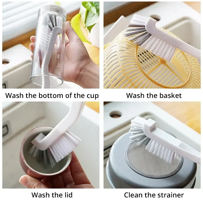 CleanReach™ | Schmale Reinigungsbürste mit langem Winkelgriff