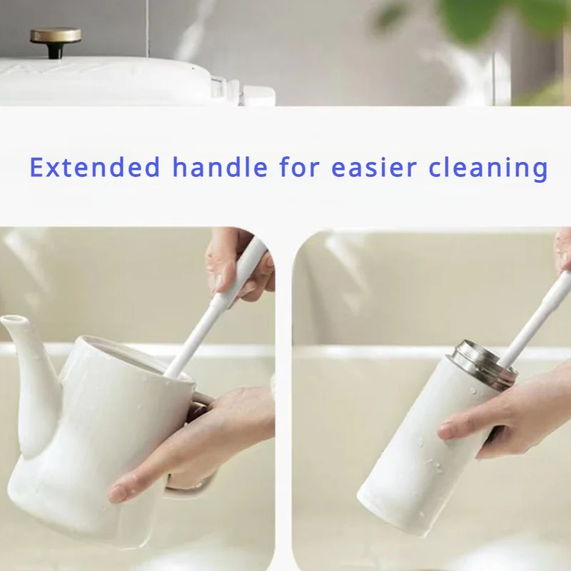 BottleFlex™ | Faltbare 360° Silikon-Flaschenbürste mit langem Griff