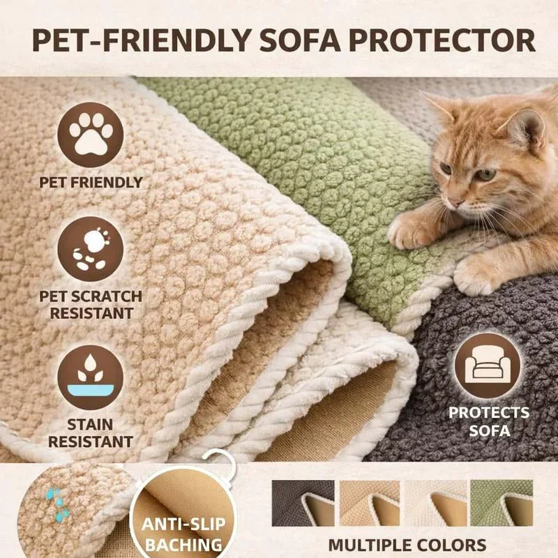 ComfortGuard™ | Ultraweicher Anti-Rutsch Sofabezug für Haustierhaushalte
