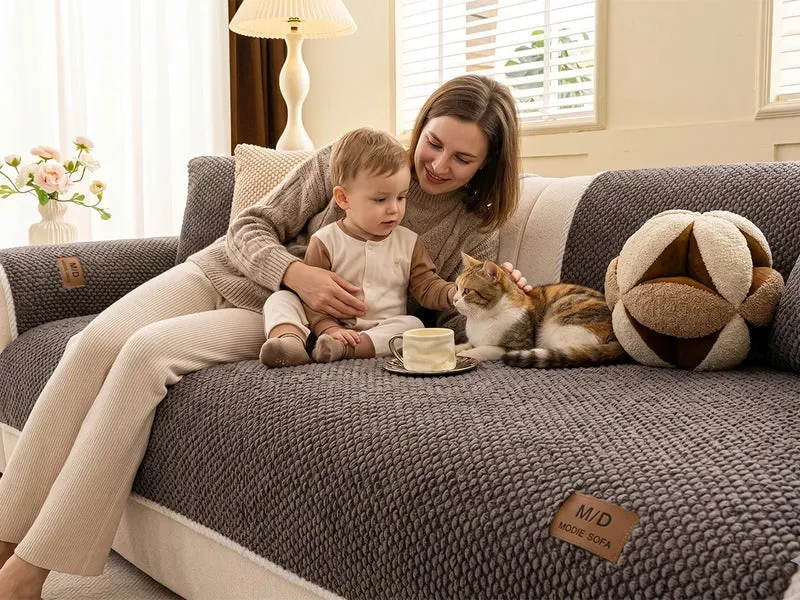 ComfortGuard™ | Ultraweicher Anti-Rutsch Sofabezug für Haustierhaushalte