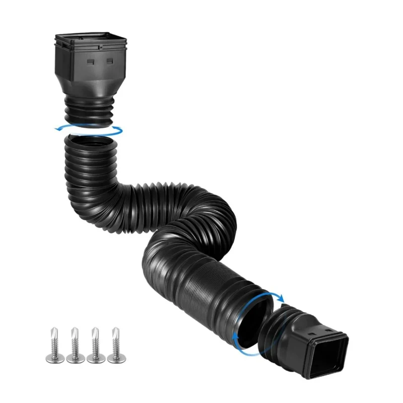 FlexFlow™ | Flexibler Fallrohrverlängerer mit Schmutzfilter