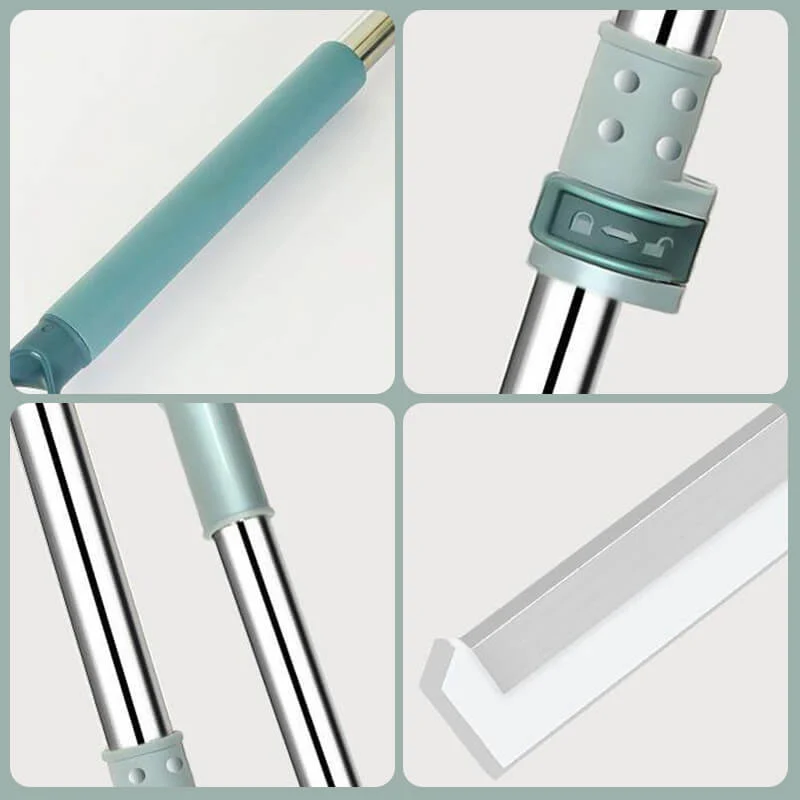 SweepFlex™ | Ausziehbarer Silikon-Bodenwischer mit 180° Drehkopf