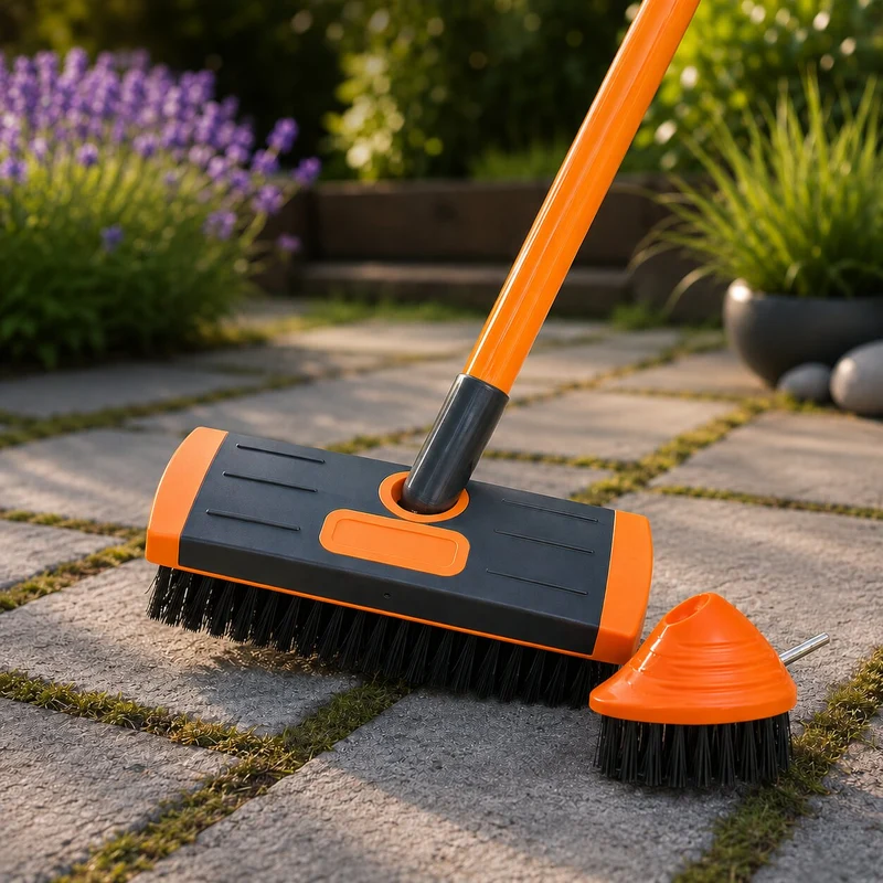 GroutPro™ | Fugenbürste 3-in-1 mit Teleskopstiel