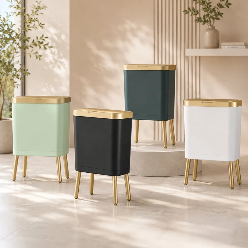 CleanBin™ | Mülleimer 15L mit Klappdeckel, geruchsdicht