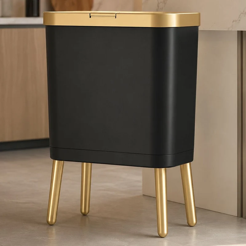 CleanBin™ | Mülleimer 15L mit Klappdeckel, geruchsdicht