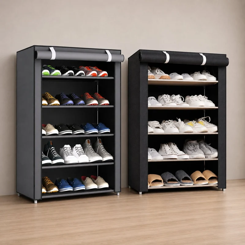 ShoeVault™ | Schuhschrank mit Staubschutz