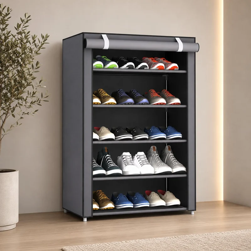 ShoeVault™ | Schuhschrank mit Staubschutz