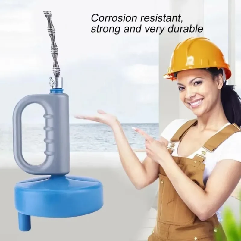 PipeClear™ | 5 m Rohrreinigungsspirale aus Kohlenstoffstahl