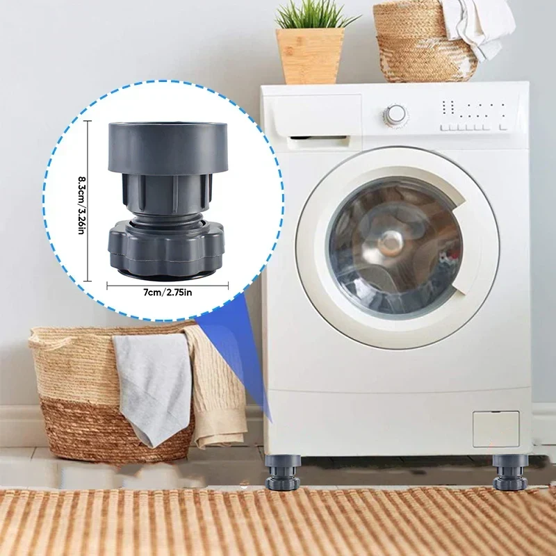 SilentBase™ | Höhenverstellbare Antivibrationsfüße für Waschmaschinen