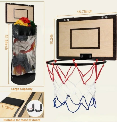 HoopHamper™ | Basketball Wäschekorb für die Tür