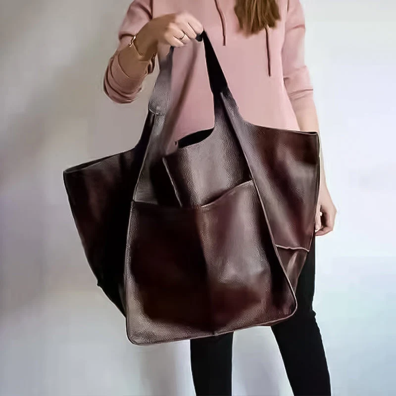Skanto | Übergroße Wochenend-Ledertasche
