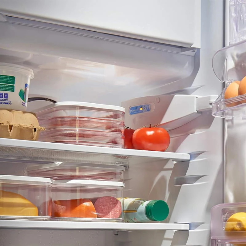 FreshStack™ | Stapelbare Kühlschrank-Aufbewahrungsbox mit Deckel