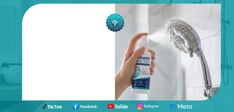 AquaClear™ | Kalkentferner-Spray für Badezimmerarmaturen