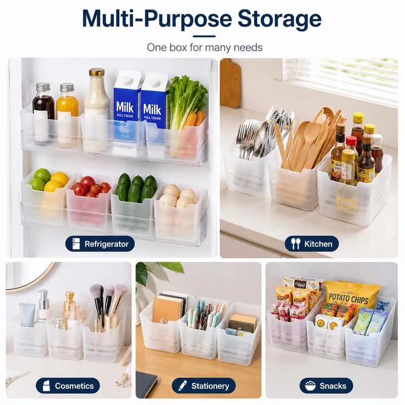 2+3 GRATIS | FridgeNest™ | 5er-Set Kühlschrank-Organizer für mehr Ordnung