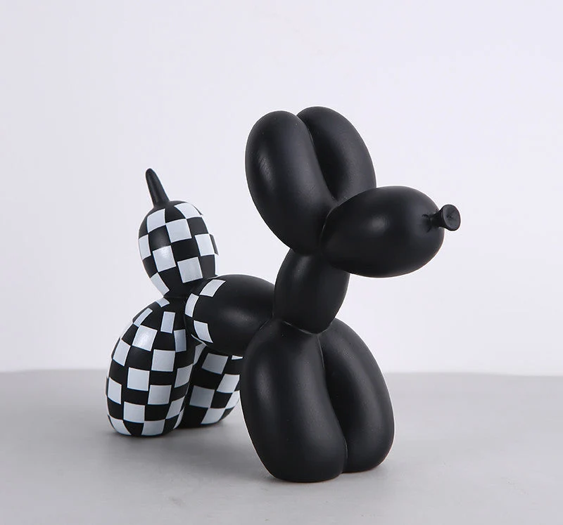 Skanto | Schwarz-weißer Ballonhund
