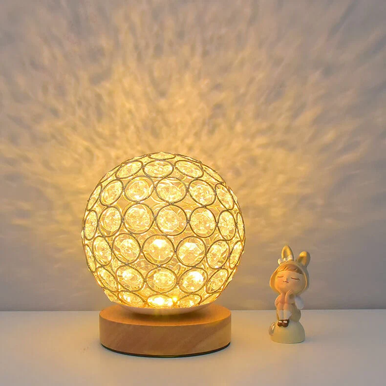 Skanto | Moderne minimalistische runde USB-wiederaufladbare LED-Nachtlicht-Tischlampe