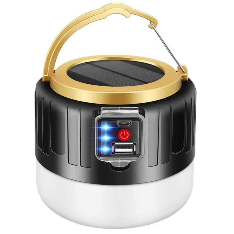 Skanto | Wetterfeste Solar Wiederaufladbare Camping LED-Lampe