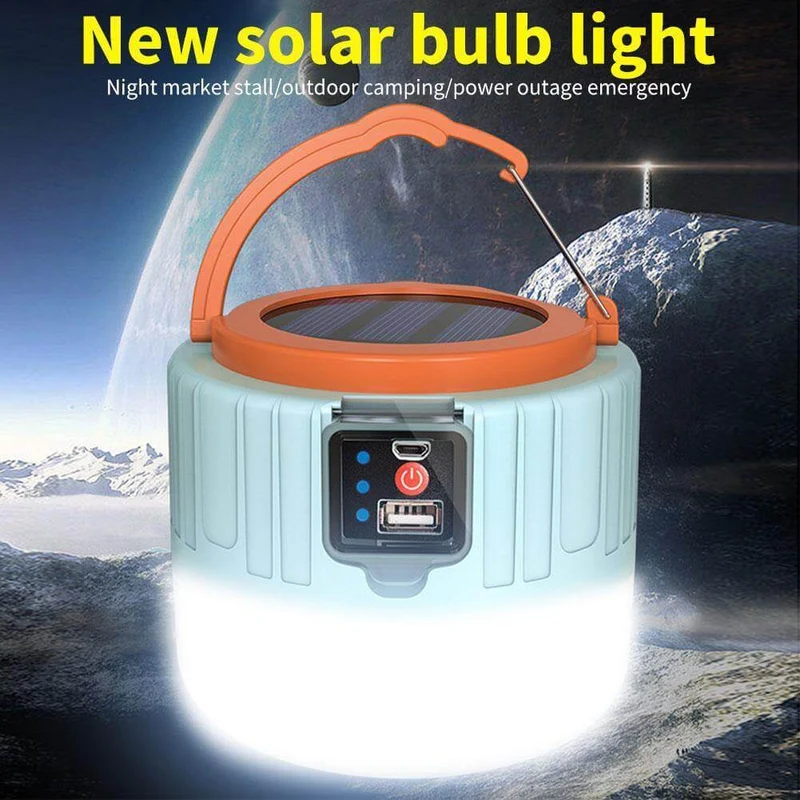 Skanto | Wetterfeste Solar Wiederaufladbare Camping LED-Lampe