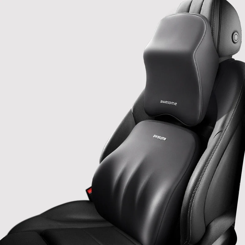 Skanto | Autositz-Stütze | Orthopädische Unterstützung für Nacken und Rücken beim Fahren