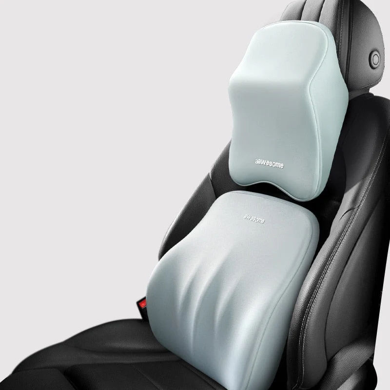 Skanto | Autositz-Stütze | Orthopädische Unterstützung für Nacken und Rücken beim Fahren