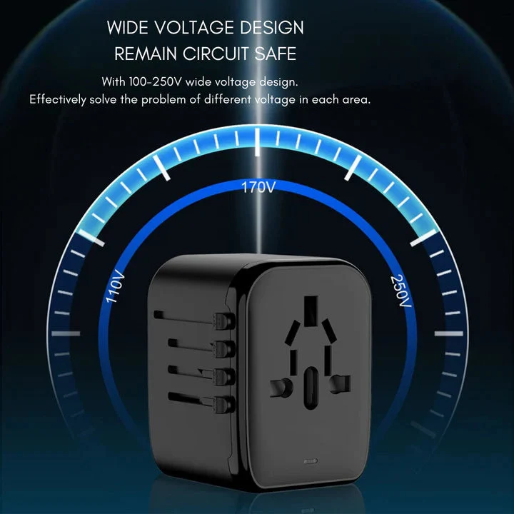 Skanto | Universal 100V-220V Smart Reiseadapter Spannungswandler