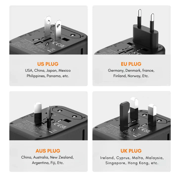 Skanto | Universal 100V-220V Smart Reiseadapter Spannungswandler