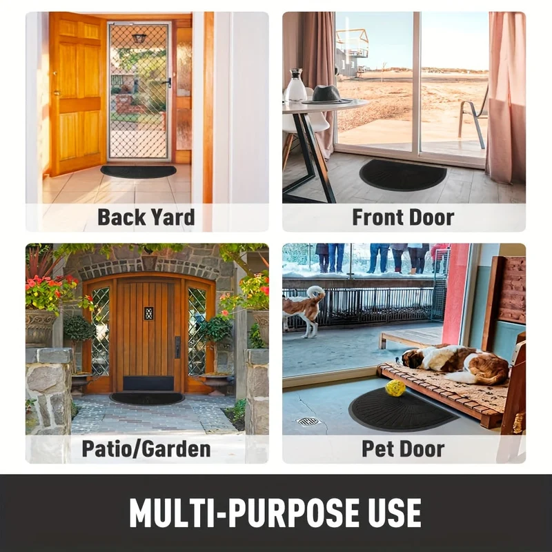 DoorGuard™ | Halbrunde rutschfeste Fußmatte für innen & außen