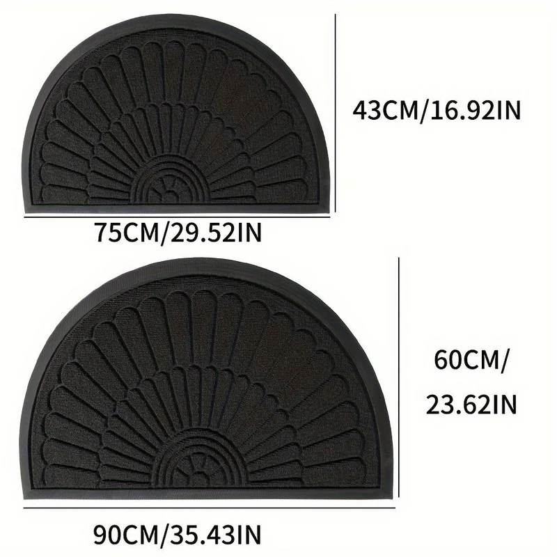 DoorGuard™ | Halbrunde rutschfeste Fußmatte für innen & außen