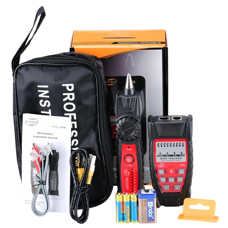 Skanto | BENETECH GT66 RJ11 / RJ45 Multifunktionaler Kabeltester Leitungsfinder Netzwerkkabeldetektor